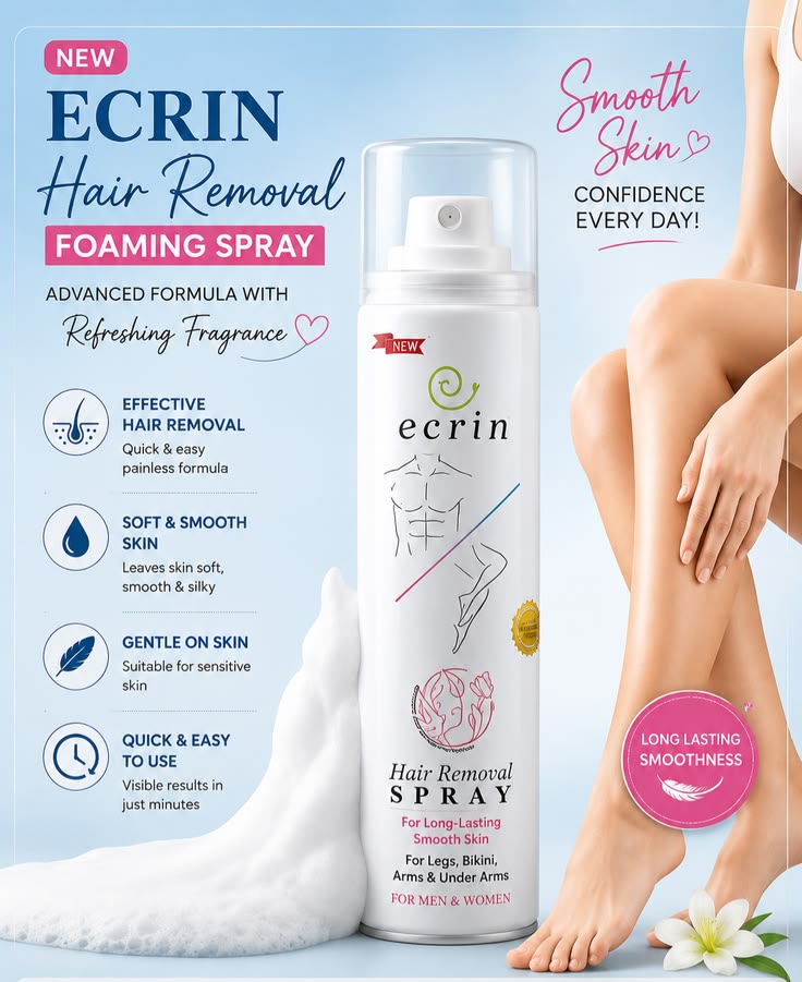 Ecrin Hair Removal Foaming Spray