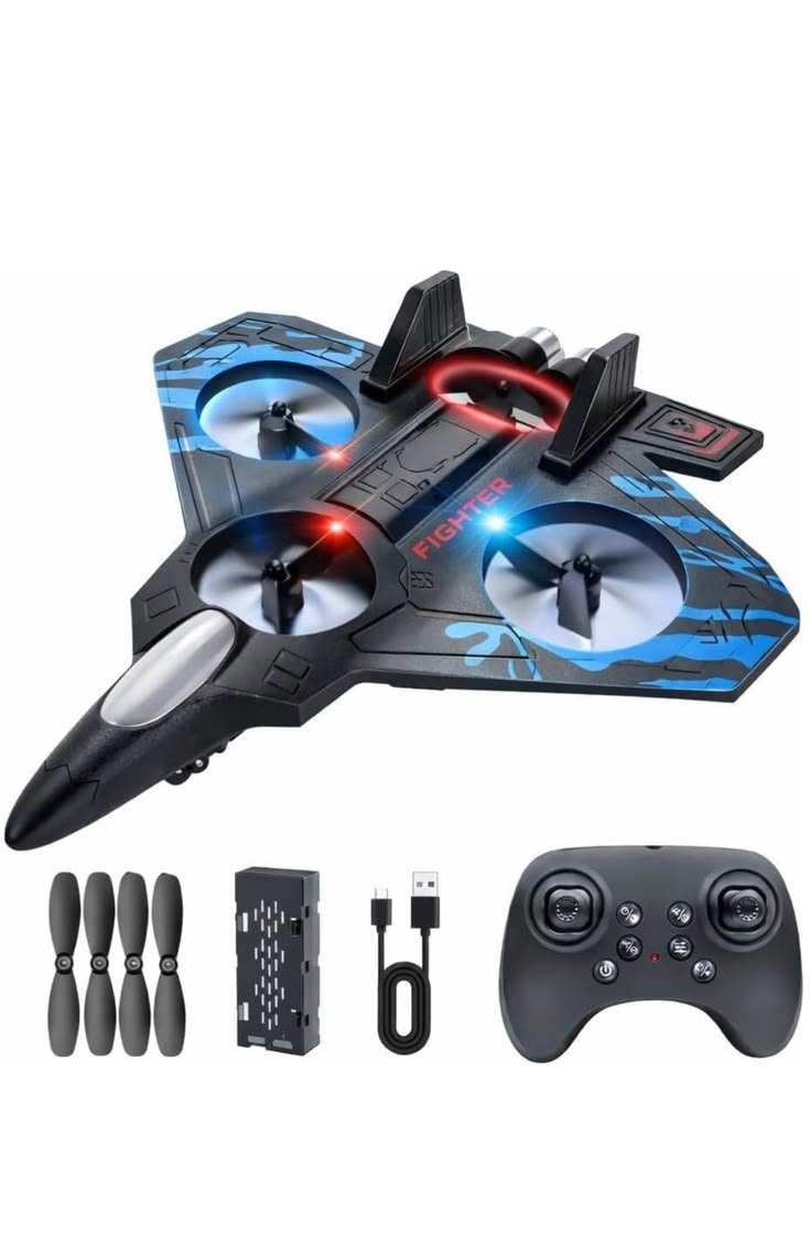 2.4Ghz RC Fighter Jet for Kids - Remote Control Fighter Jet